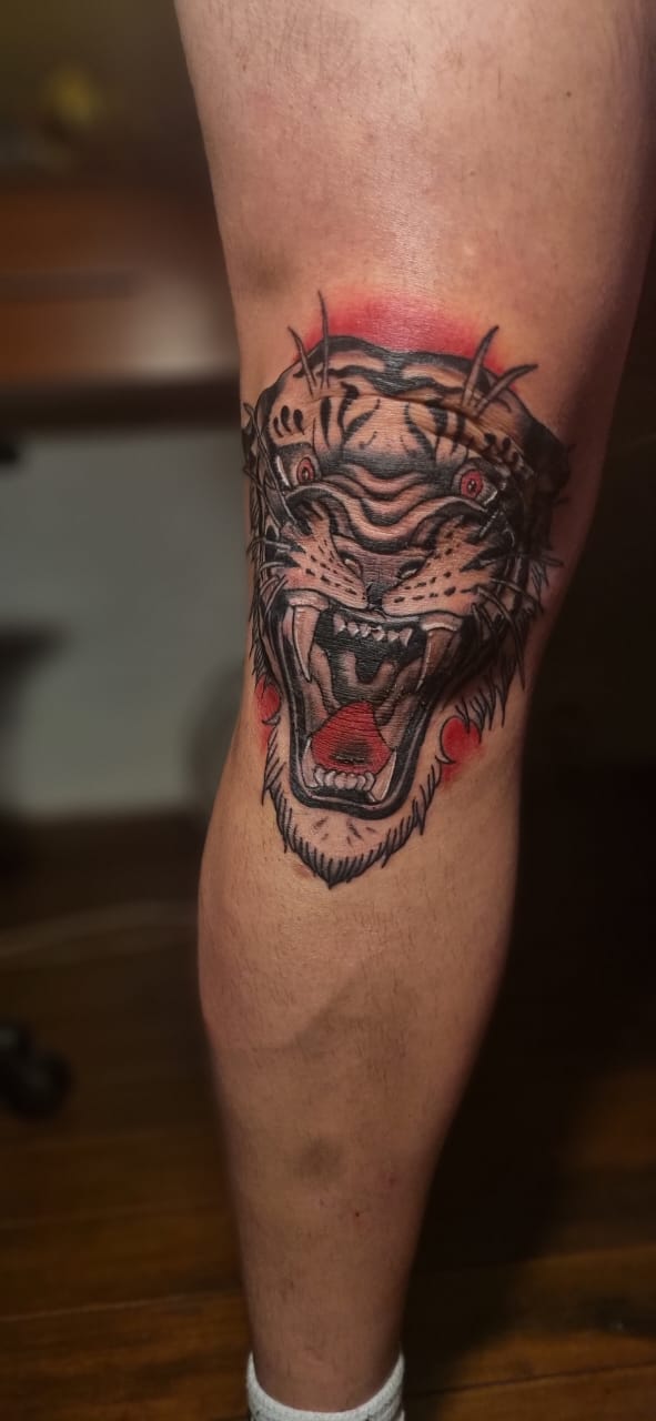 Tiger tattoo art